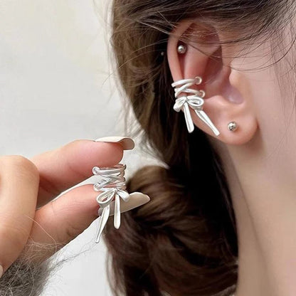 Dainty Bow Tie Earring Cuff