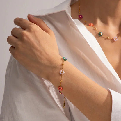 Beautiful Flower Women's Jewelry Set