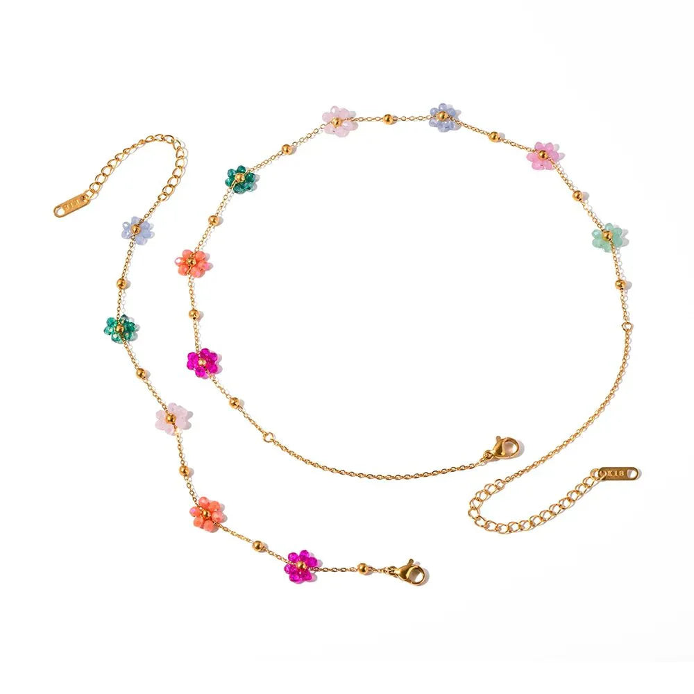 Beautiful Flower Women's Jewelry Set