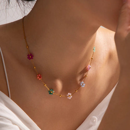 Beautiful Flower Women's Jewelry Set - Luxicro