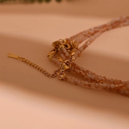 Dainty Birthstone Initial Pendant Necklace