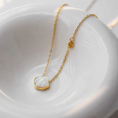 Stunning Coastal Shell Drop Necklace