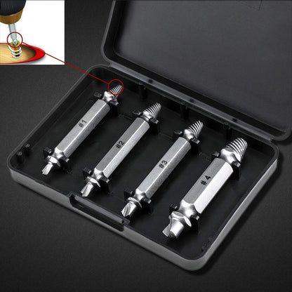 Simple Damaged Screw Remover Drill Bit Kit - Luxicro