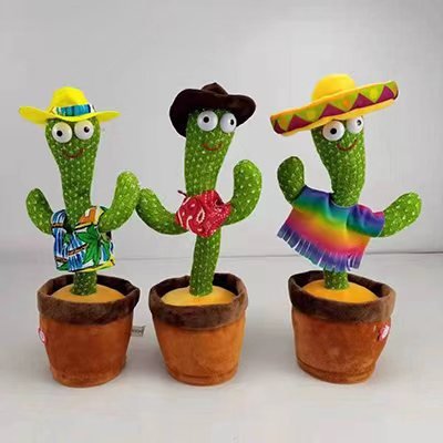 Fun Animated Cactus Figure