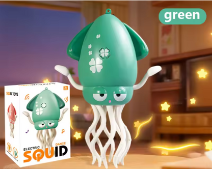 Vibrant Sea Squid Soft Toy