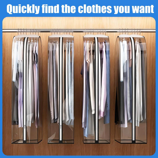 Convenient Closet Organizer Bags with Zippers - 3 Pack - Luxicro