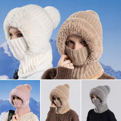 Warm Women's Cable Knit Winter Hat