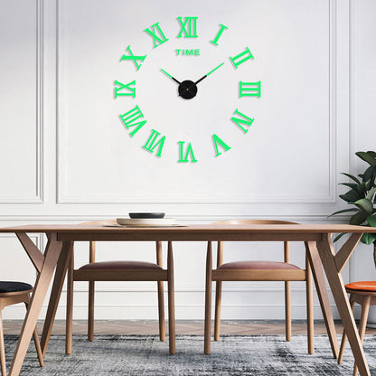 Modern 3D Glow Silent Wall Clock