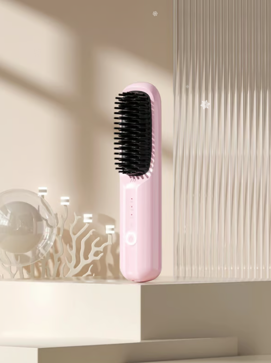 Sleek Hair Straightening Brush