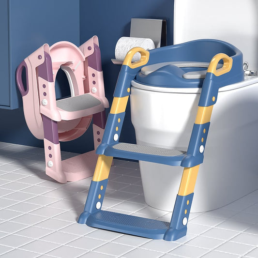 2024 Modern Child Potty Training Seat with Step Stool - Luxicro