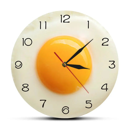 Delicious Breakfast Silent Kitchen Wall Clock - Luxicro