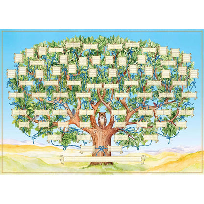 Customizable Ancestor Family Tree Wall Decor