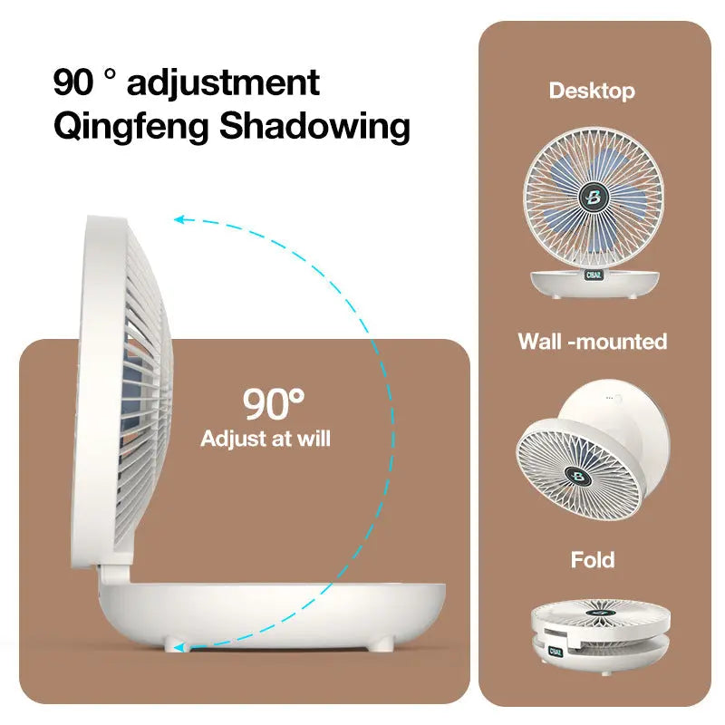 Portable Compact Air Purifier Fan