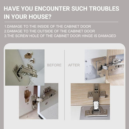 Quick Fix Cabinet Hinge Replacement Kit Metal