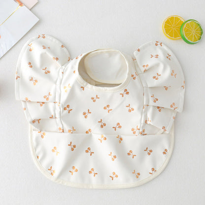 Comfortable Infant Drool Bib with Sleeves