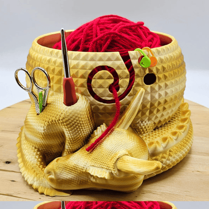 Large Fantasy Dragon Fibre Basket