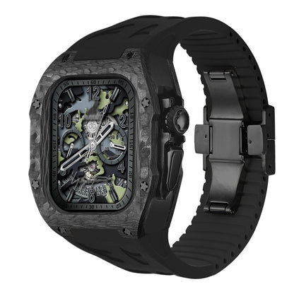 Durable Carbon Fiber Apple Watch Ultra Case Kit