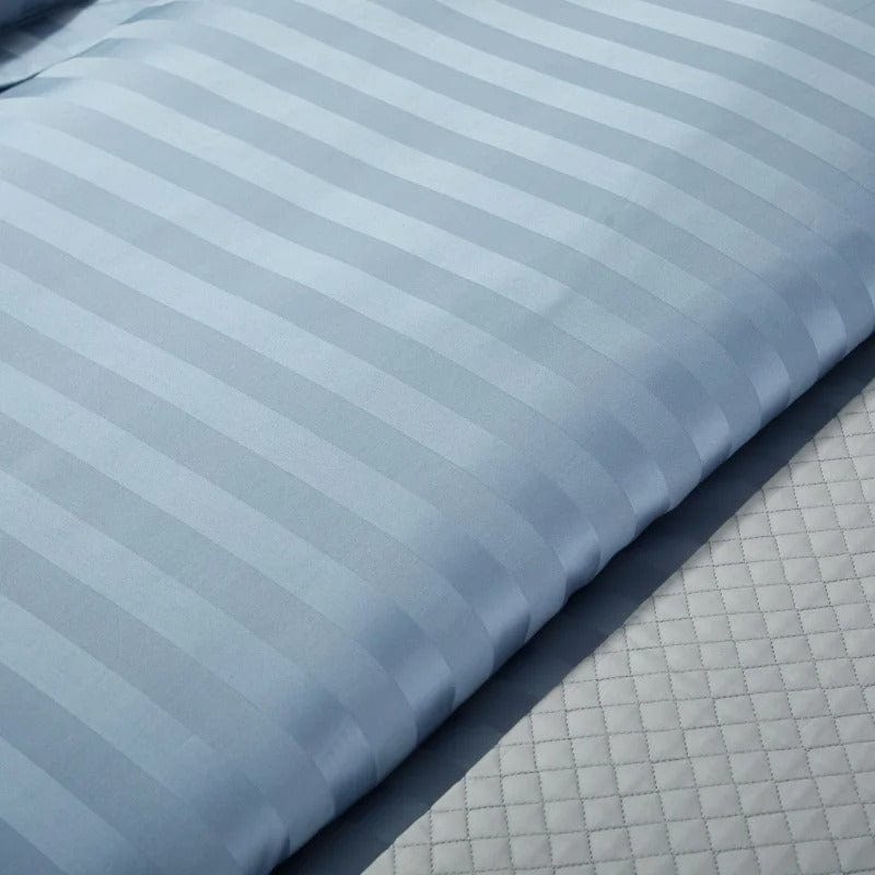 Luxury Navy Cotton Bedding Set