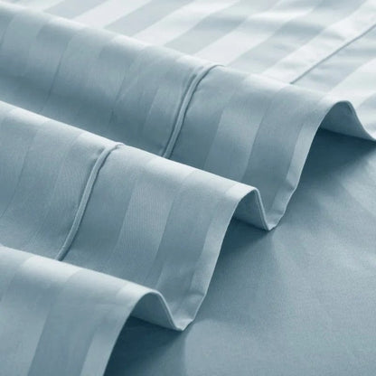 Luxury Navy Cotton Bedding Set