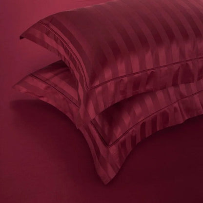 Luxury Wine Red Bedding Set