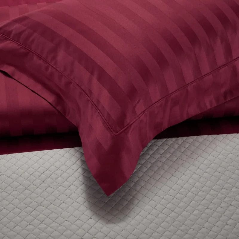 Luxury Wine Red Bedding Set