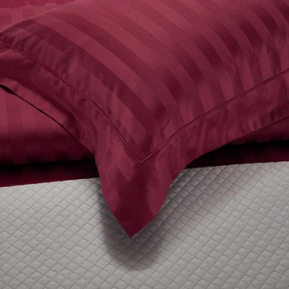 Luxury Wine Red Bedding Set