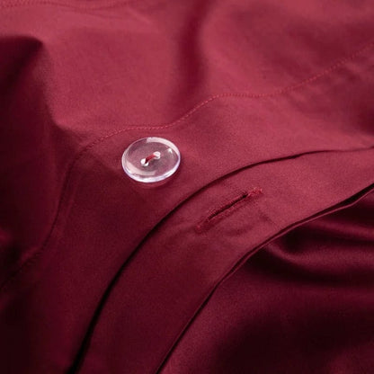 Luxury Wine Red Bedding Set