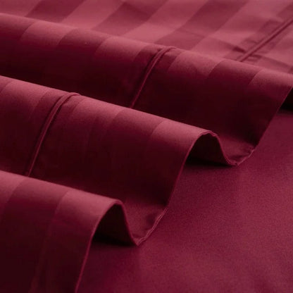 Luxury Wine Red Bedding Set