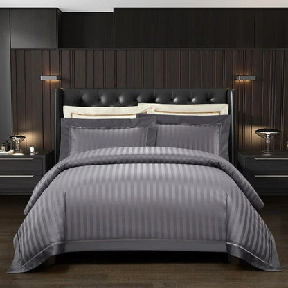 Luxury Grey Bedding Set (Soft Cotton) - Luxicro
