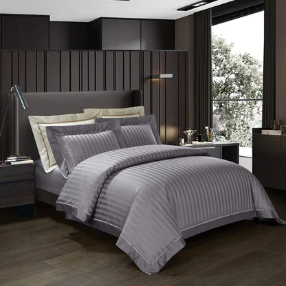 Luxury Grey Bedding Set (Soft Cotton)