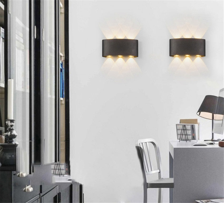 Bright LED Outdoor Wall Light Waterproof - Luxicro