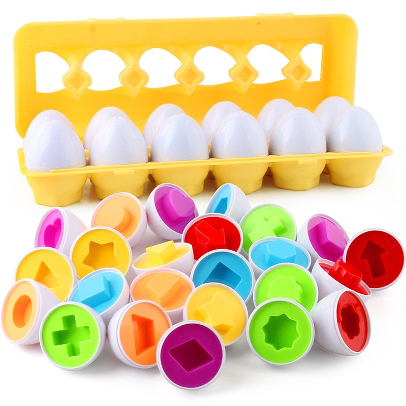 Fun Learning Shape Eggs for Kids - Luxicro