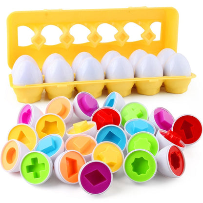 Fun Learning Shape Eggs for Kids - Luxicro
