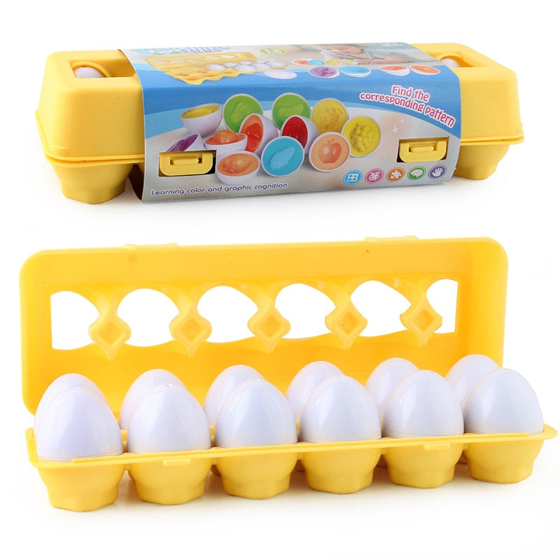 Fun Learning Shape Eggs for Kids