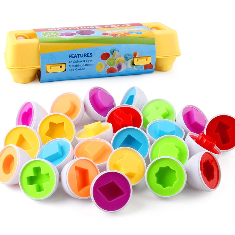 Fun Learning Shape Eggs for Kids