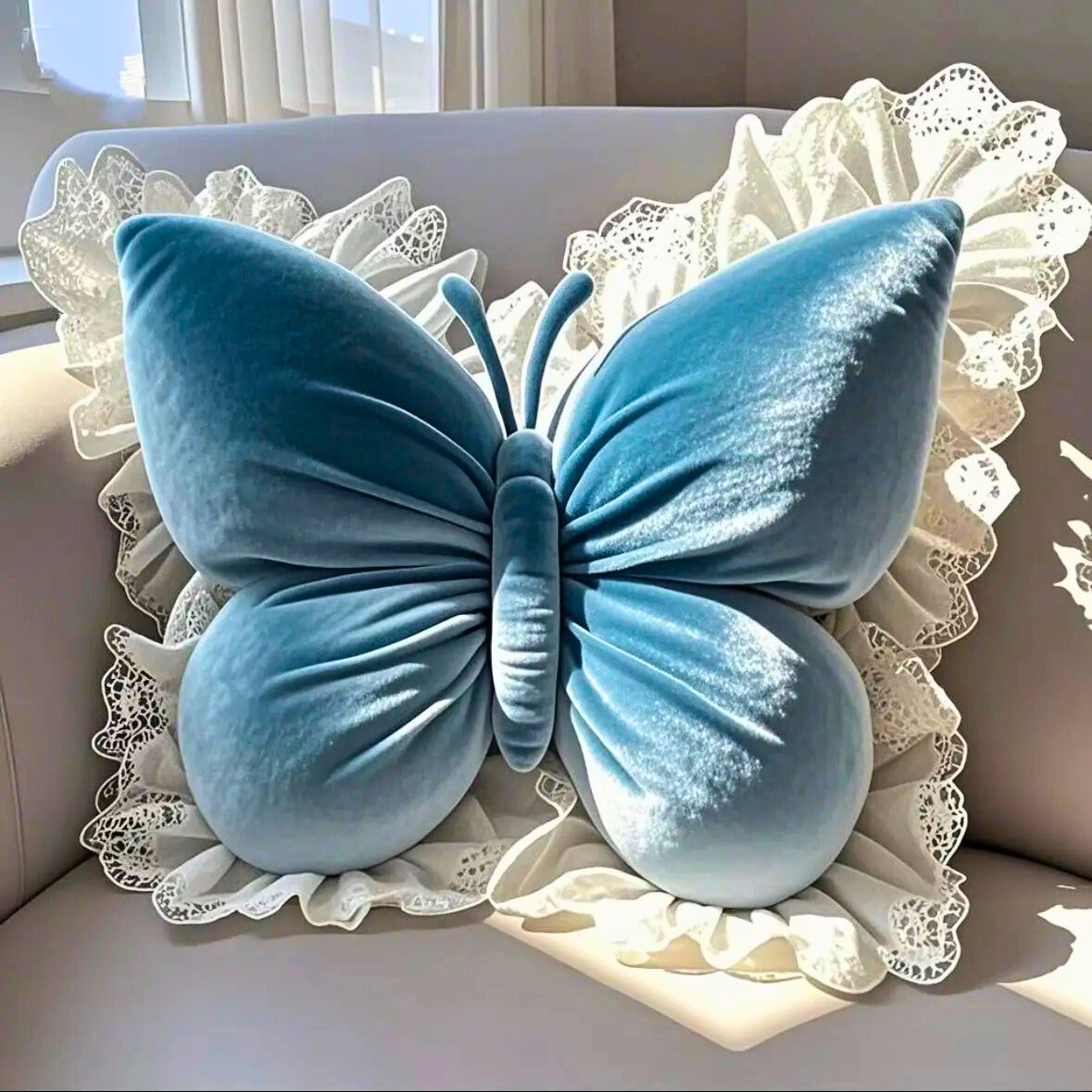 Colorful Floral Accent Pillow