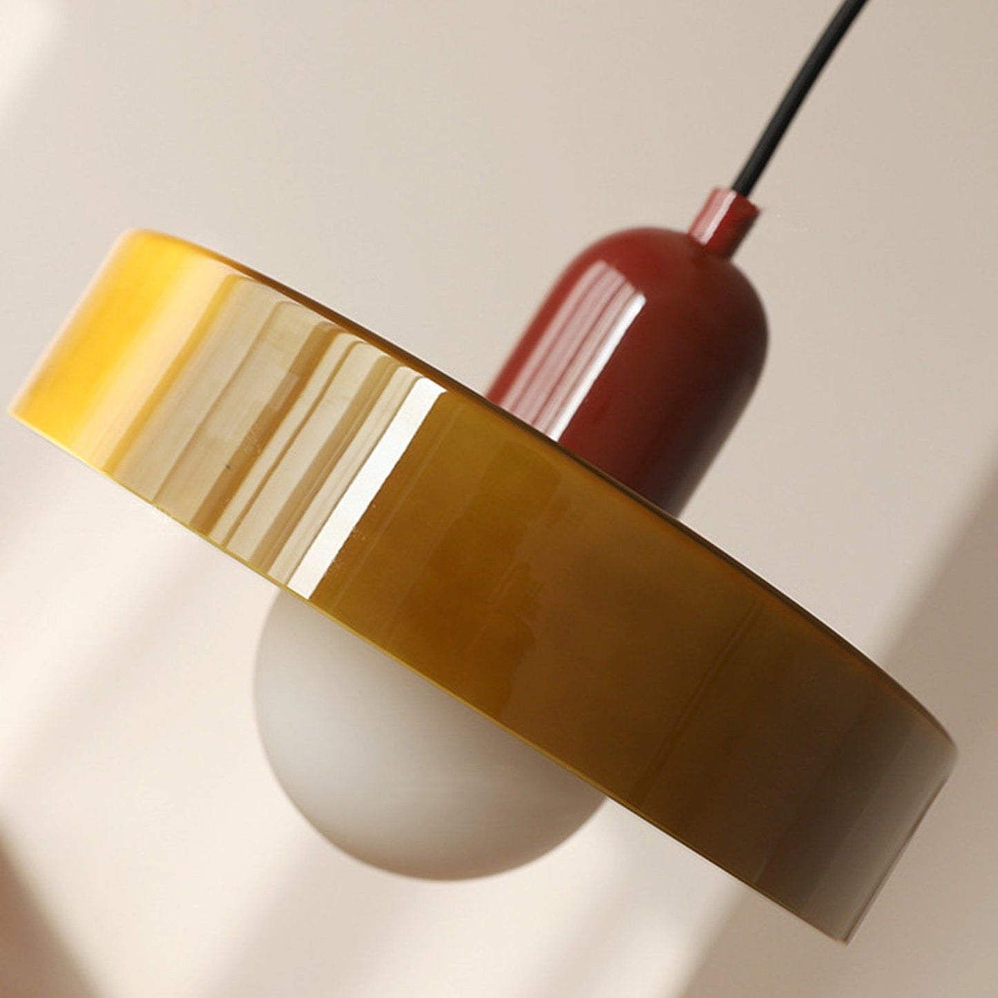 Vibrant Pendant Glass Ceiling Light