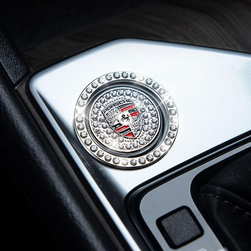 Sparkly Car Key Start Button Cover Ring