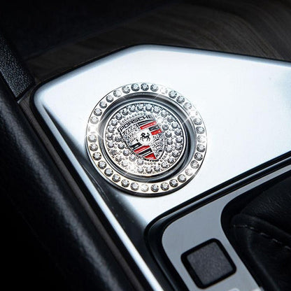 Sparkly Car Key Start Button Cover Ring