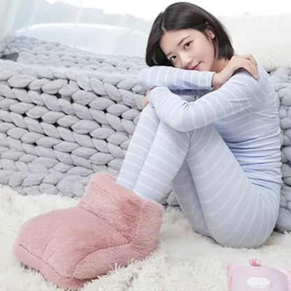 Soft Heated Slippers for Relaxation