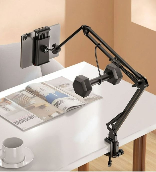 Compact Tablet Holder - 360° Adjustable Stand