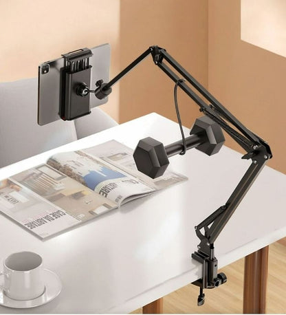 Compact Tablet Holder - 360° Adjustable Stand
