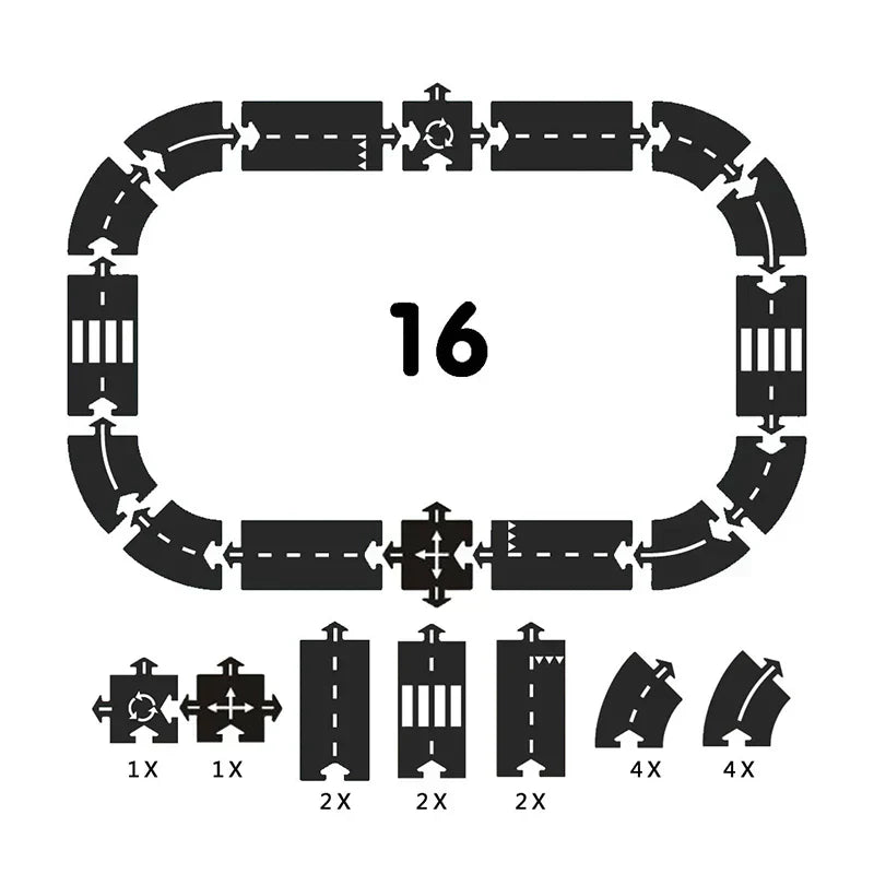 Speed Racing Car Track Playset
