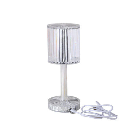 Stylish Glass Table Lamp with Dimmable Light