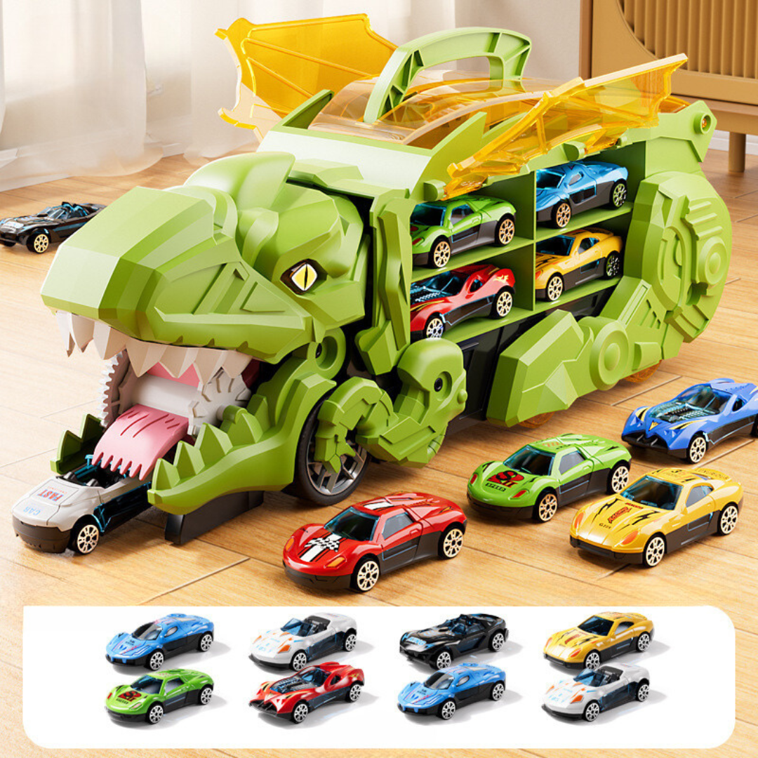 Cool Transforming Dino Car Playset