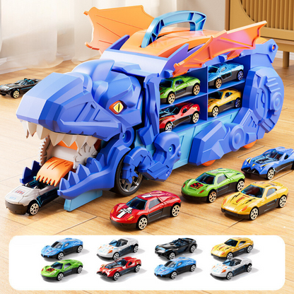 Cool Transforming Dino Car Playset - Luxicro