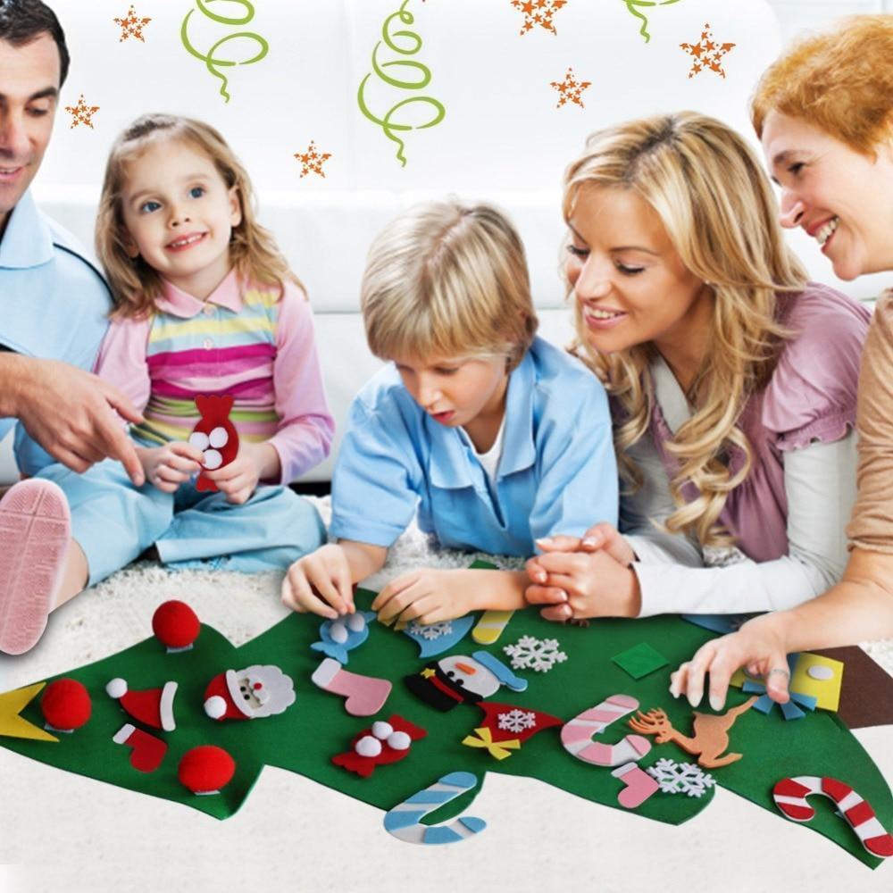 Easy Assemble Felt Xmas Tree Decoration