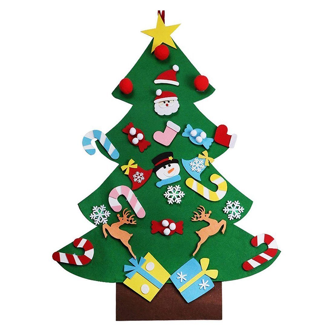 Easy Assemble Felt Xmas Tree Decoration - Luxicro