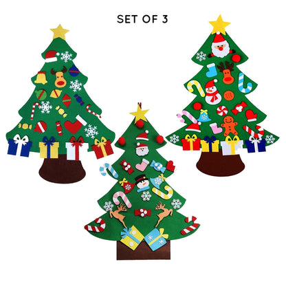Easy Assemble Felt Xmas Tree Decoration