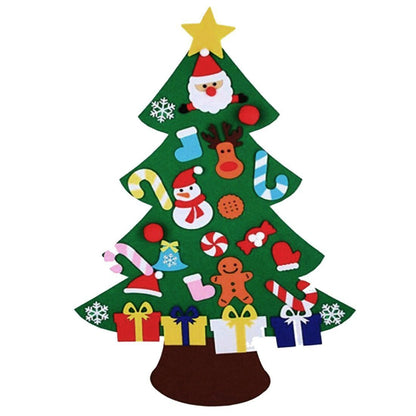 Easy Assemble Felt Xmas Tree Decoration